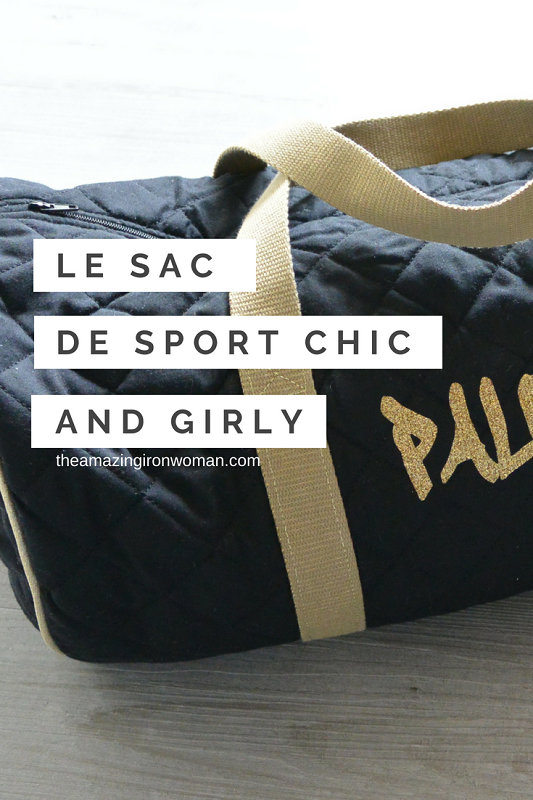 Le sac de sport chic and girly