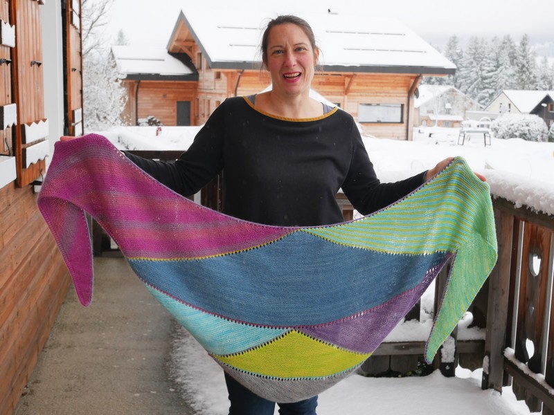 Spring cleaning shawl - Stephen West - The Amazing Iron Woman