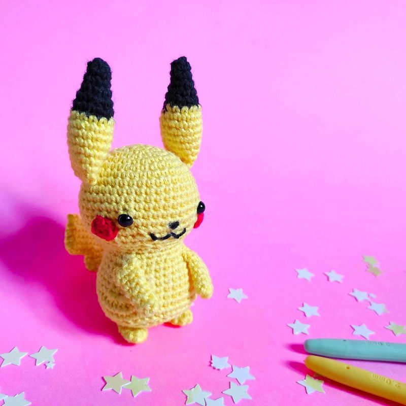amigurumi pikachu lalylala crochet the amazing iron woman